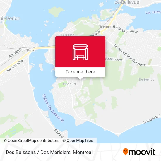 Des Buissons / Des Merisiers map