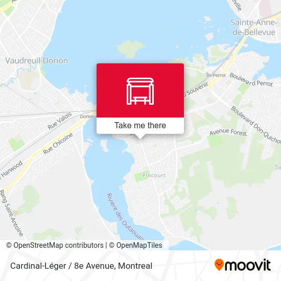 Cardinal-Léger / 8e Avenue map