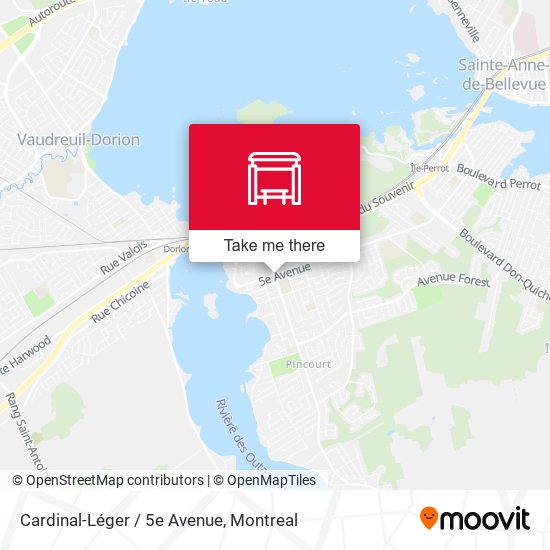 Cardinal-Léger / 5e Avenue map