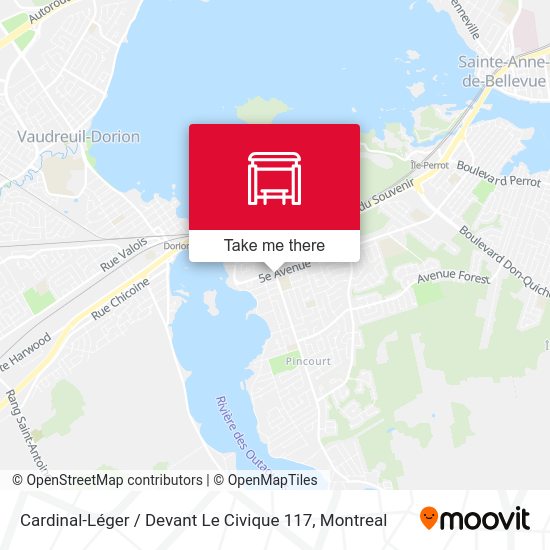 Cardinal-Léger / Devant Le Civique 117 map
