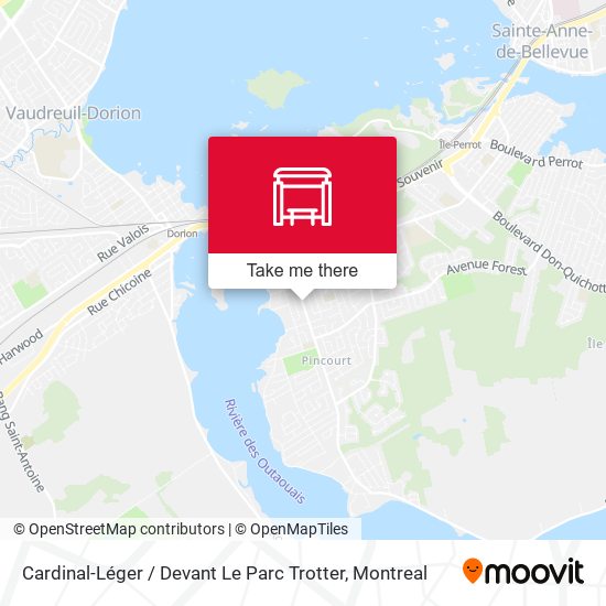Cardinal-Léger / Devant Le Parc Trotter map