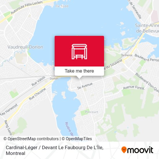 Cardinal-Léger / Devant Le Faubourg De L'Île map