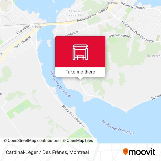Cardinal-Léger / Des Frênes map