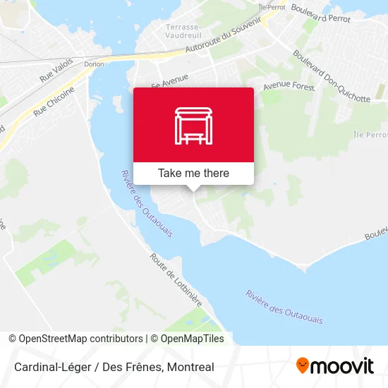 Cardinal-Léger / Des Frênes map