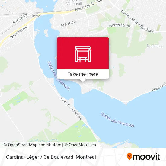 Cardinal-Léger / 3e Boulevard map