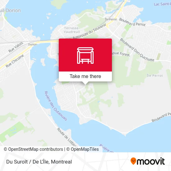 Du Suroît / De L'Île map