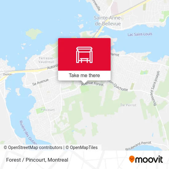 Forest / Pincourt map