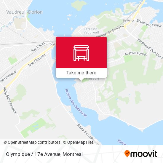Olympique / 17e Avenue map