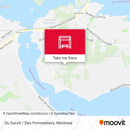 Du Suroît / Des Pommetiers map