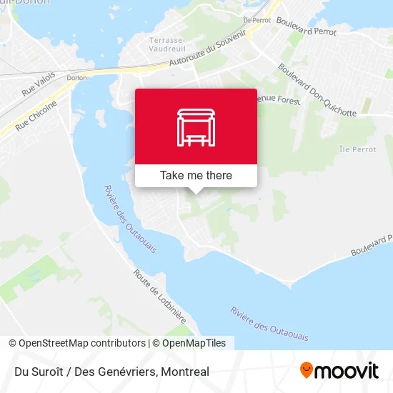 Du Suroît / Des Genévriers map