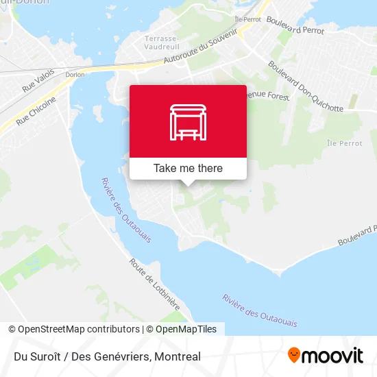 Du Suroît / Des Genévriers map