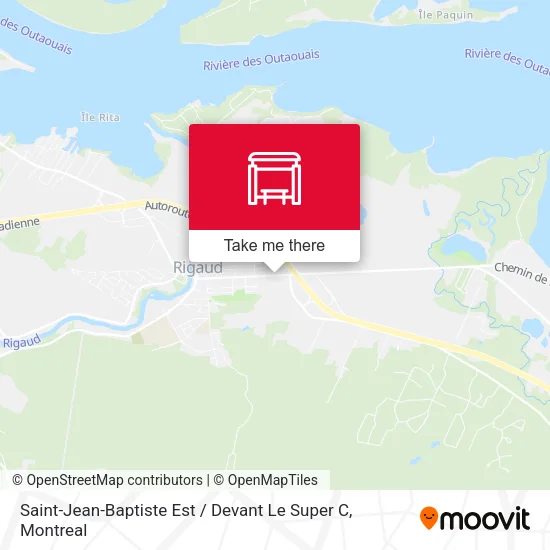 Saint-Jean-Baptiste Est / Devant Le Super C map