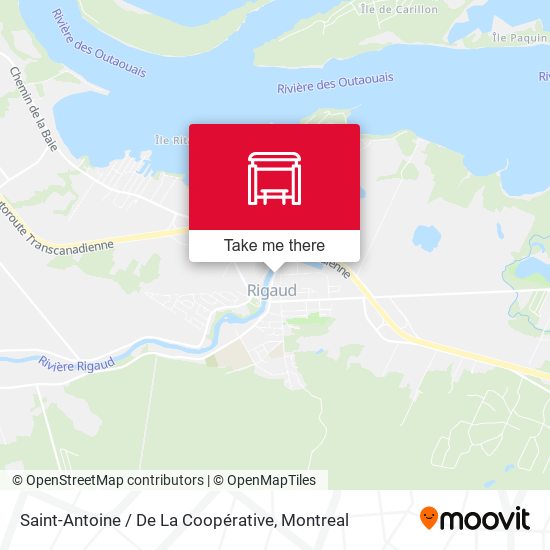 Saint-Antoine / De La Coopérative map
