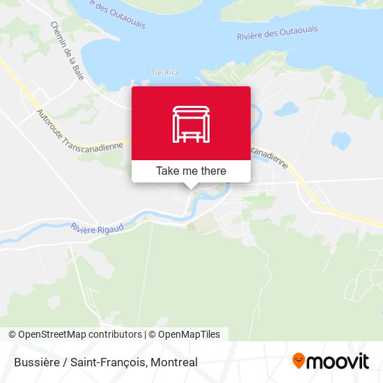 Bussière / Saint-François map