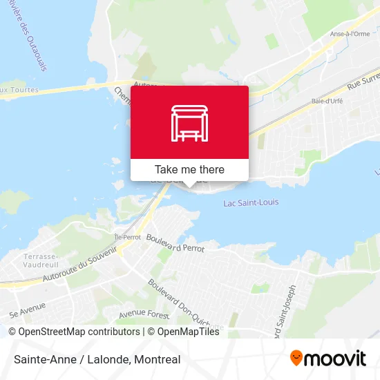 Sainte-Anne / Lalonde map