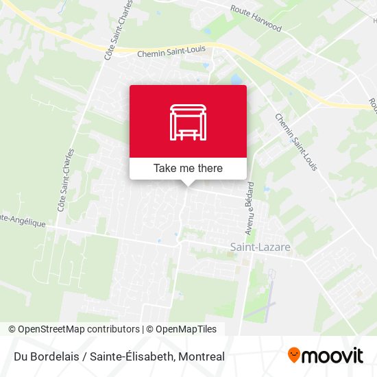 Du Bordelais / Sainte-Élisabeth map