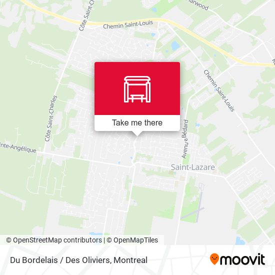 Du Bordelais / Des Oliviers map