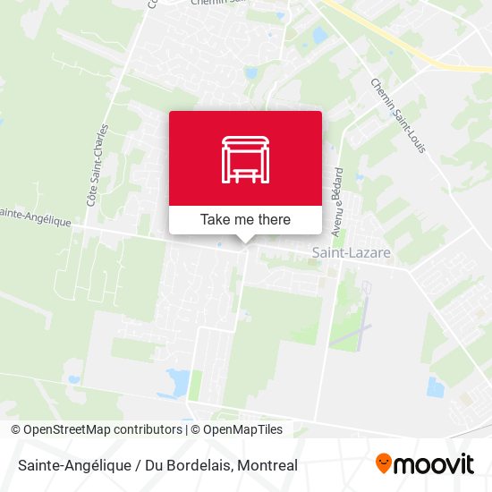 Sainte-Angélique / Du Bordelais map