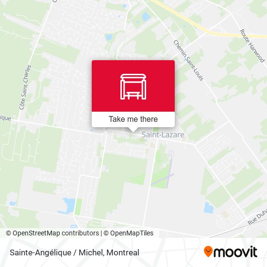 Sainte-Angélique / Michel map