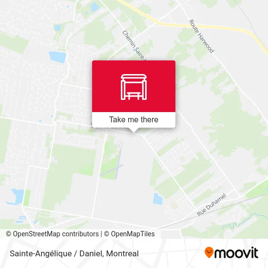 Sainte-Angélique / Daniel map