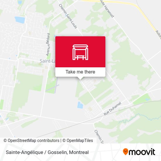 Sainte-Angélique / Gosselin map