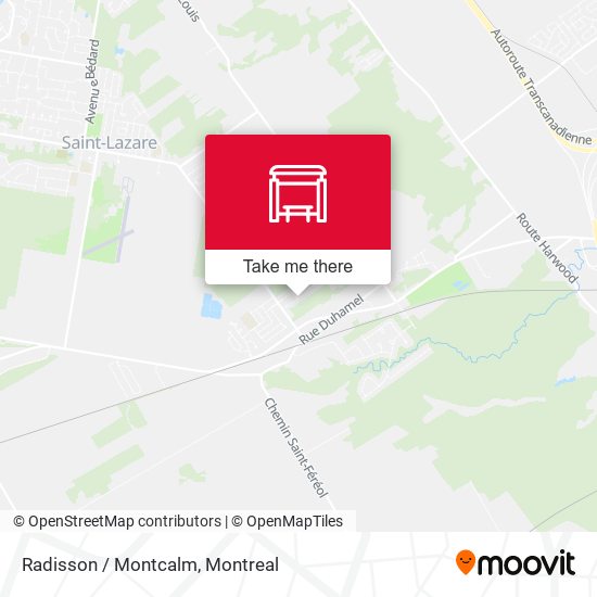 Radisson / Montcalm map