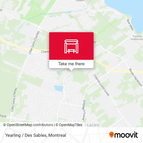 Yearling / Des Sables map