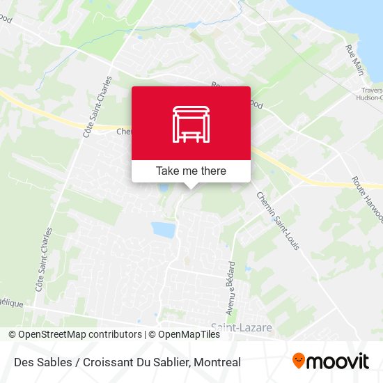 Des Sables / Croissant  Du Sablier map