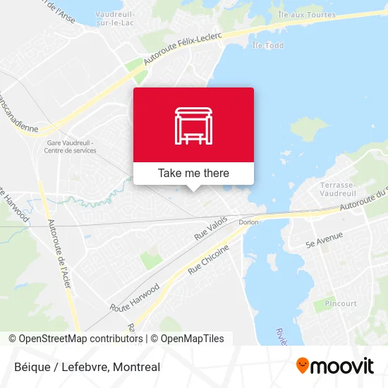 Béique / Lefebvre map