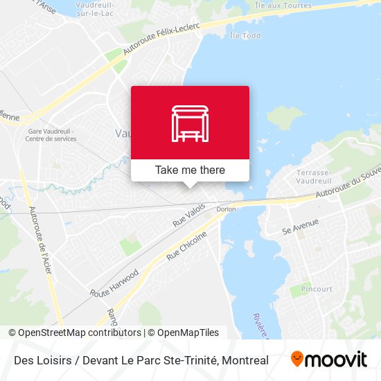 Des Loisirs / Devant Le Parc Ste-Trinité map