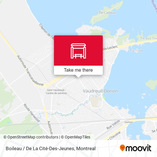 Boileau / De La Cité-Des-Jeunes map