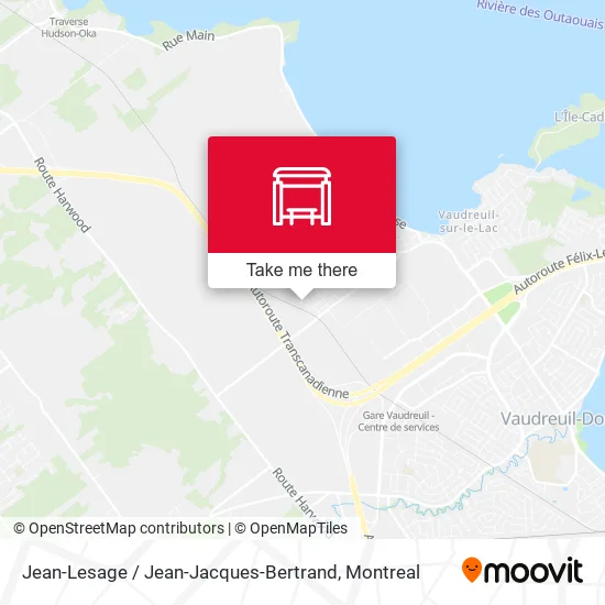 Jean-Lesage / Jean-Jacques-Bertrand map