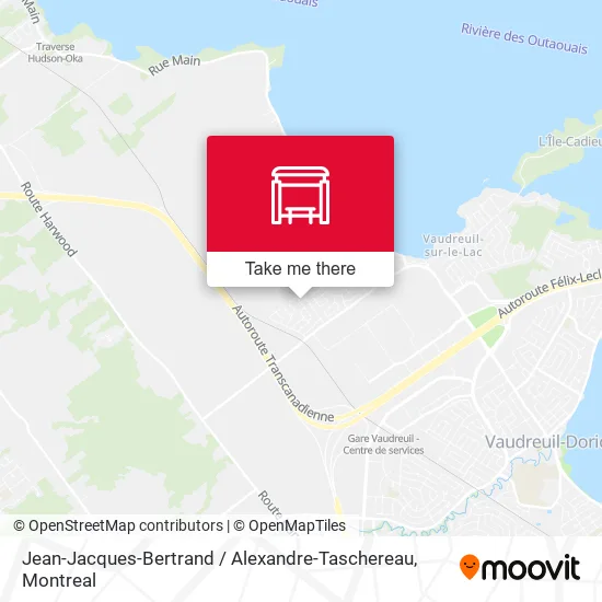 Jean-Jacques-Bertrand / Alexandre-Taschereau map