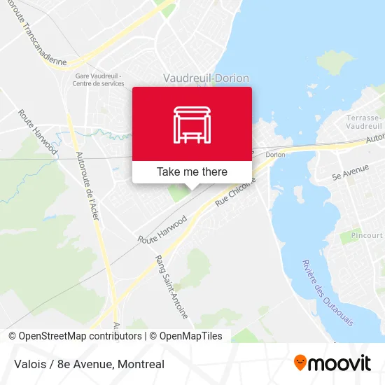 Valois / 8e Avenue map