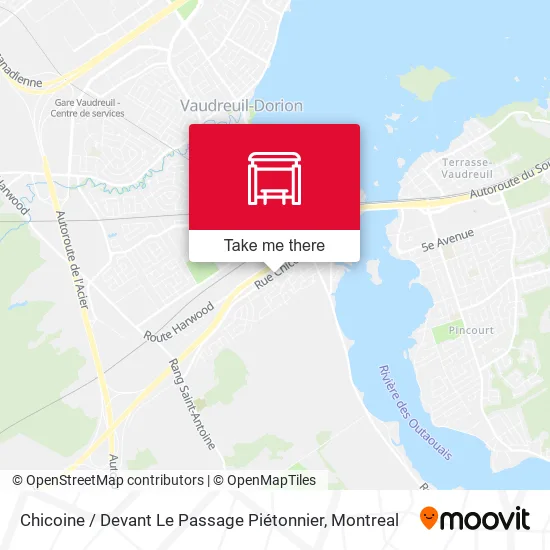 Chicoine / Devant Le Passage Piétonnier map