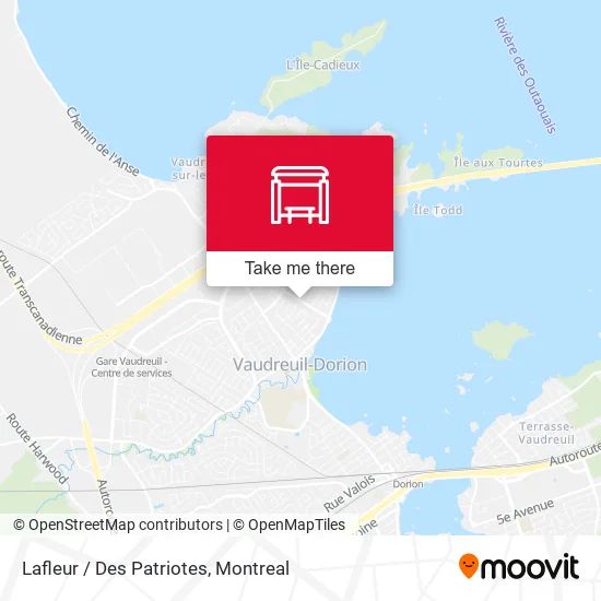 Lafleur / Des Patriotes map