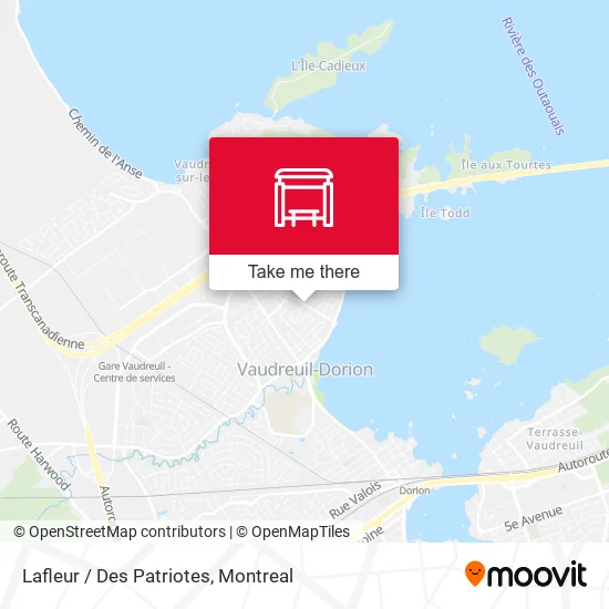 Lafleur / Des Patriotes map