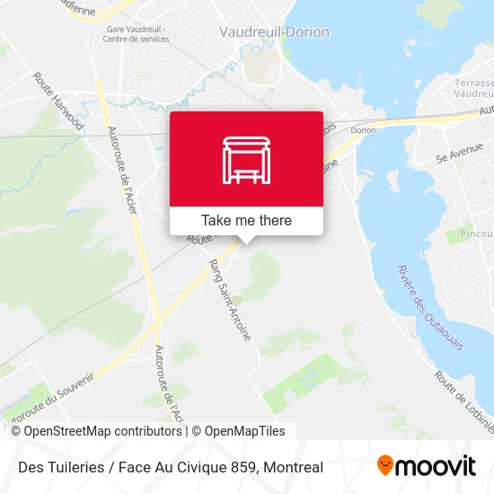 Des Tuileries / Face Au Civique 859 map