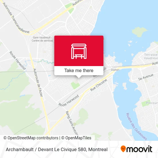 Archambault / Devant Le Civique 580 map