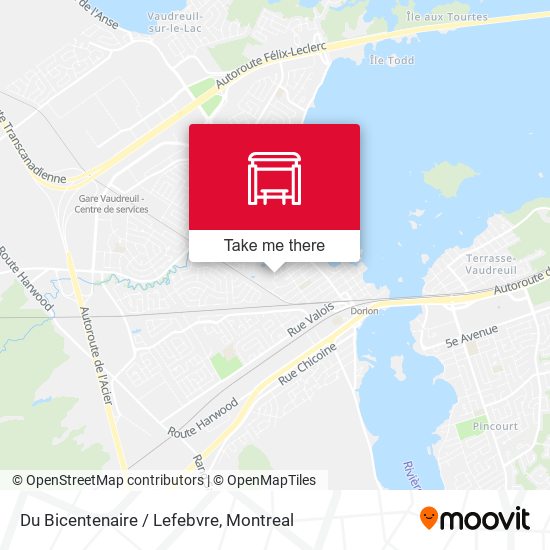Du Bicentenaire / Lefebvre map