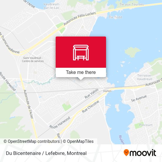 Du Bicentenaire / Lefebvre map