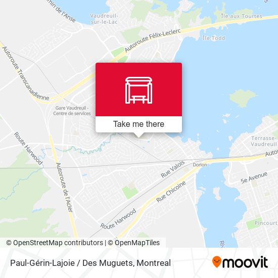 Paul-Gérin-Lajoie / Des Muguets map