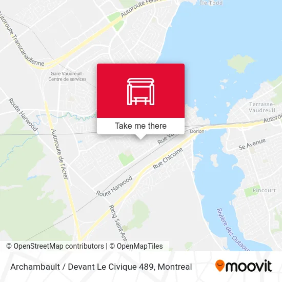 Archambault / Devant Le Civique 489 map