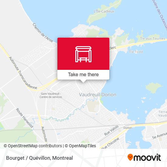 Bourget / Quévillon map