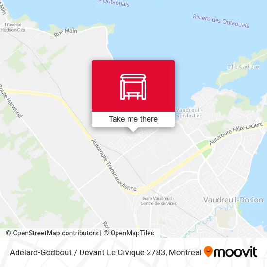 Adélard-Godbout / Devant Le Civique 2783 map