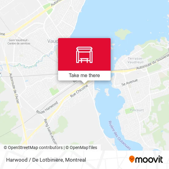 Harwood / De Lotbinière map