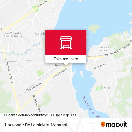 Harwood / De Lotbinière map