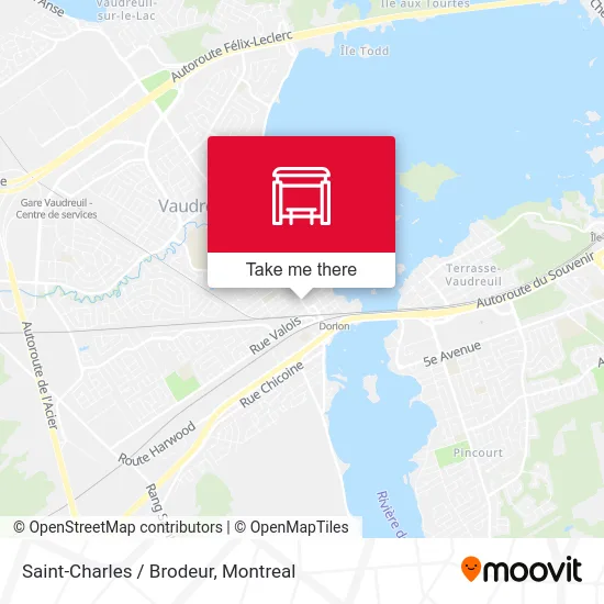 Saint-Charles / Brodeur map