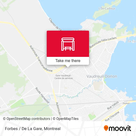 Forbes / De La Gare map