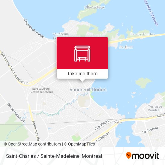 Saint-Charles / Sainte-Madeleine map